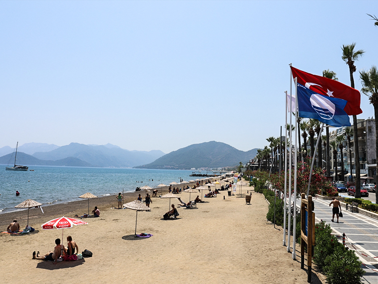 Marmaris'te Mavi Bayraklı Plaj Sayısı 24'e Yükseldi