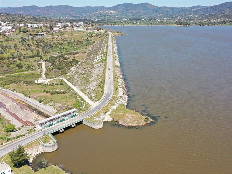 Bodrum'un Mumcular Barajı'ndaki Su Seviyesi Doluluğa Ulaştı