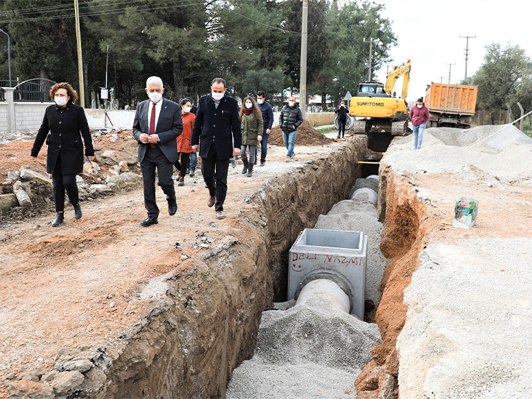 Ula’da 5 Bin Metre Yağmur Suyu Ana Hattı Tamamlandı