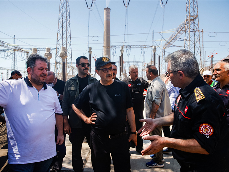 Kemerköy Termik Santrali'nde Elektrik Üretimi Başladı
