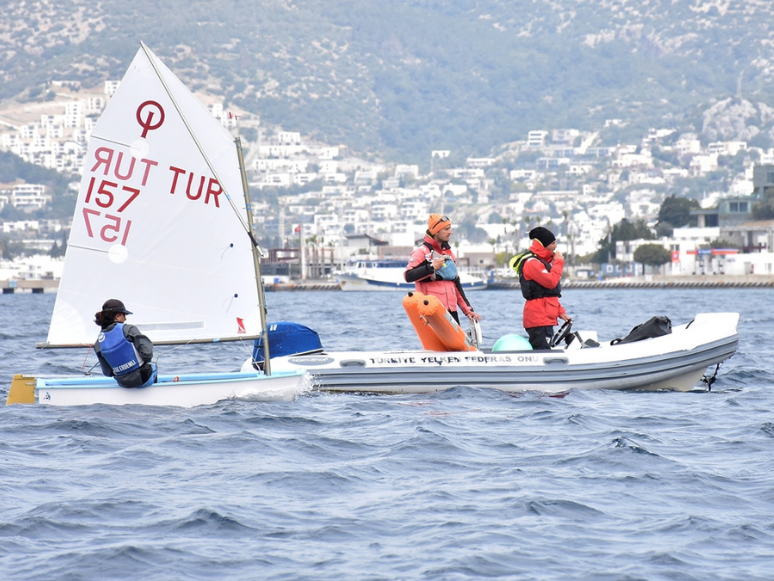 Optimist Milli Takımı Bodrum'da Antrenman Yapıyor