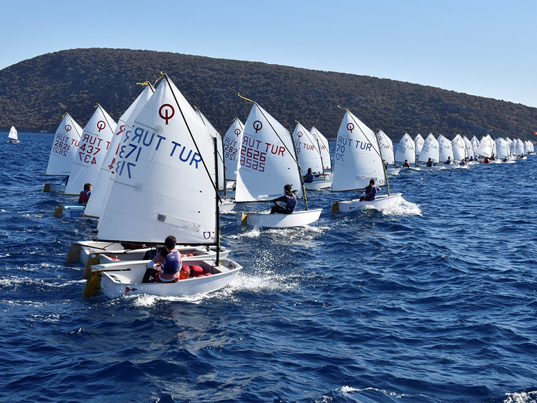 Bodrum’da TYF 2021 Optimist Türkiye Şampiyonası