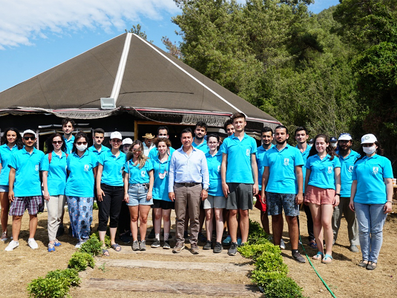 Bodrum'da Gençlik Tarım Kampı Başladı