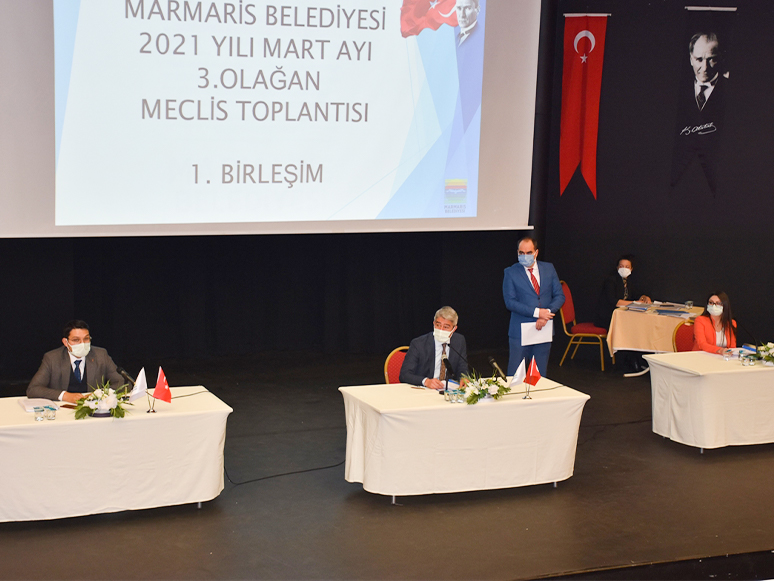 Marmaris Belediyesinin Mart Ayı Meclis Toplantısı Yapıldı