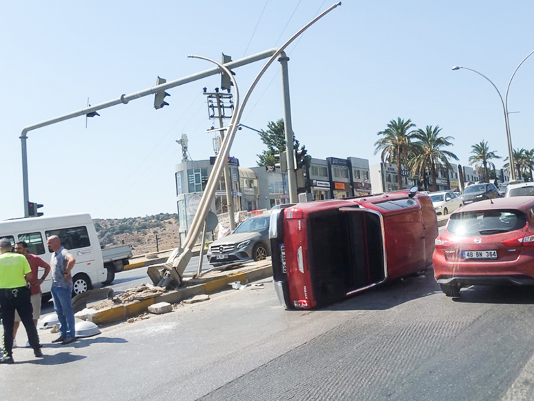 Bodrum’da Trafik Kazası