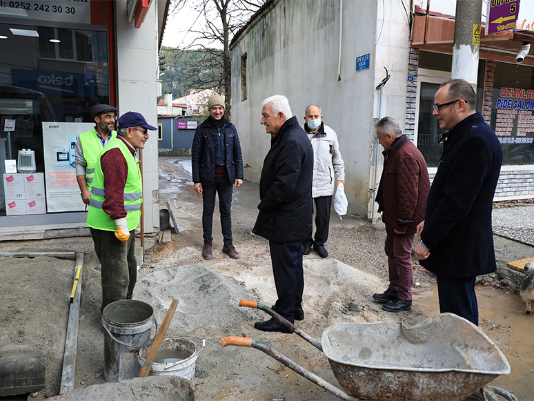 Muğla Büyükşehir Belediye Başkanı Gürün Ula’da Sona Yaklaşan Çalışmaları İnceledi