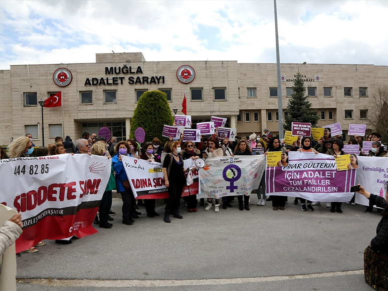 Muğla'da Pınar Gültekin Cinayeti Davasının On Birinci Duruşması Görülüyor