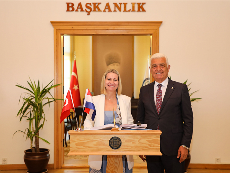 Hırvatistan Başkonsolosu’ndan Muğla Büyükşehir Belediye Başkanı Gürün’e Ziyaret