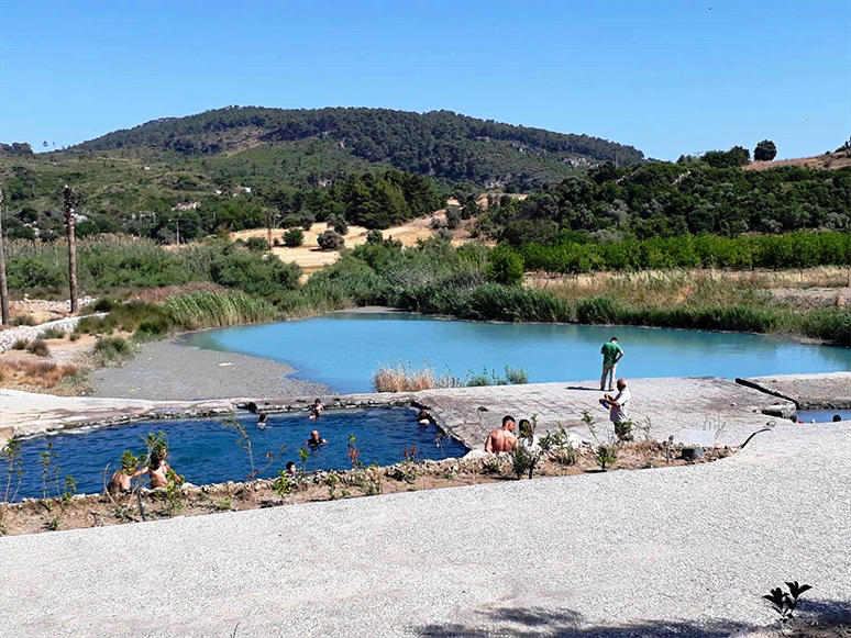 Muğla'da Su Kaplıcaları Tesisinde Çalışmalar Sürüyor