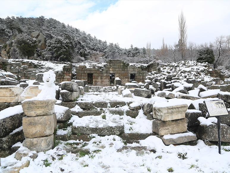Bodrum ve Milas'a Kar Yağdı