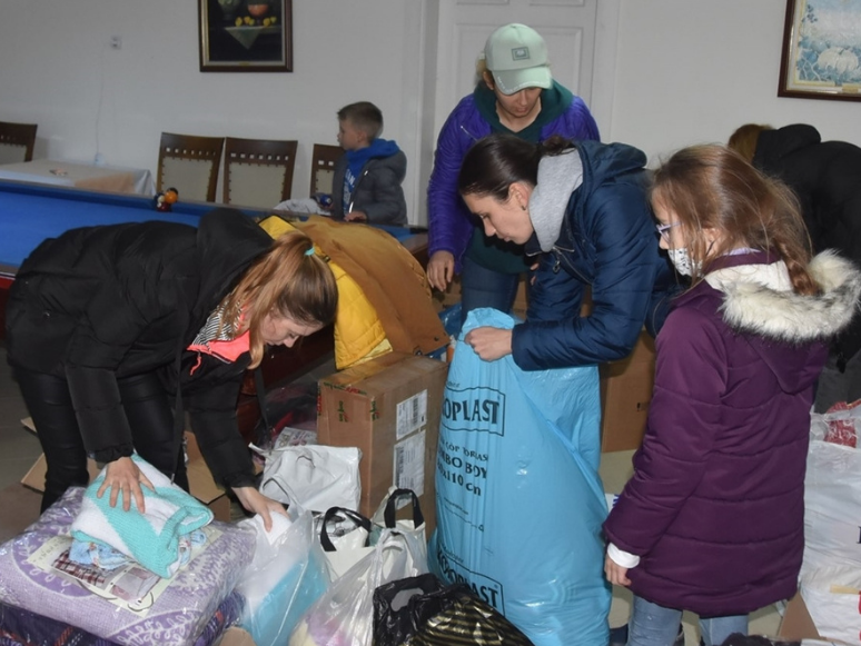 Bodrum'da Ukraynalılar İçin Başlatılan Yardım Kampanyasına Destek