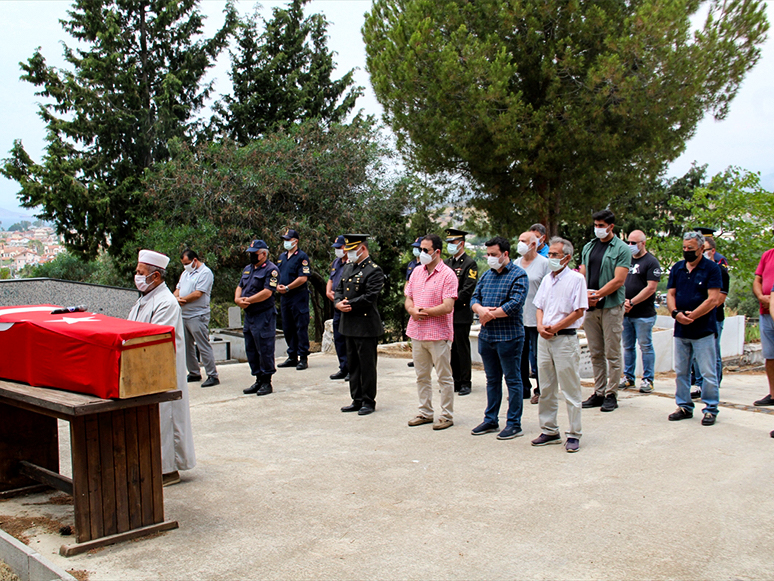 Muğla'da Vefat Eden Kıbrıs Gazisi Son Yolculuğuna Uğurlandı