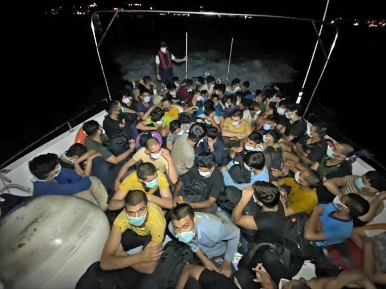 Bir Bodrum Klasiği, 63 Göçmen Daha Yakalandı