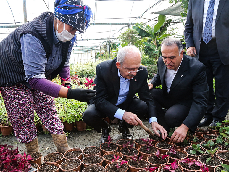 CHP Genel Başkanı Kılıçdaroğlu Üreticilerle Bir Araya Geldi