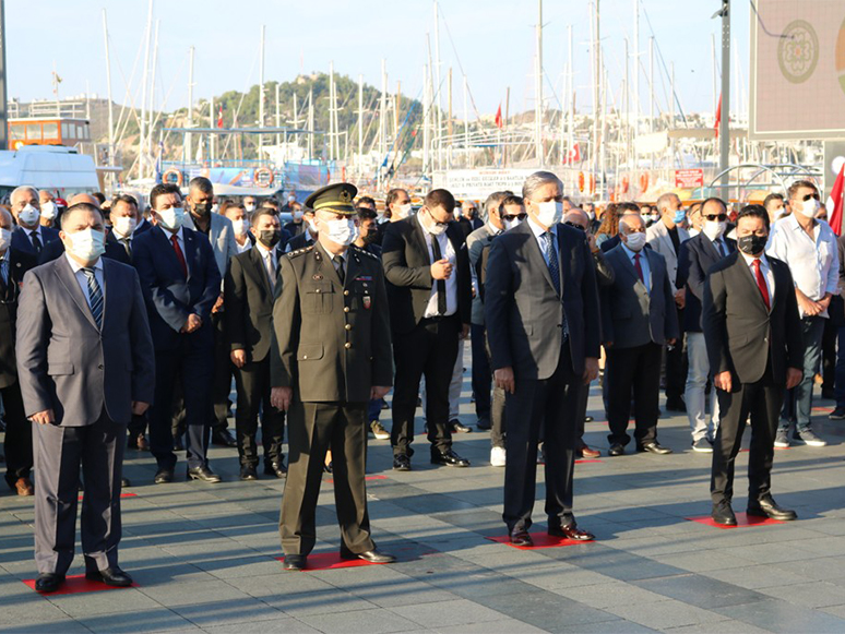 Bodrum 10 Kasım’da Atatürk’ü Andı