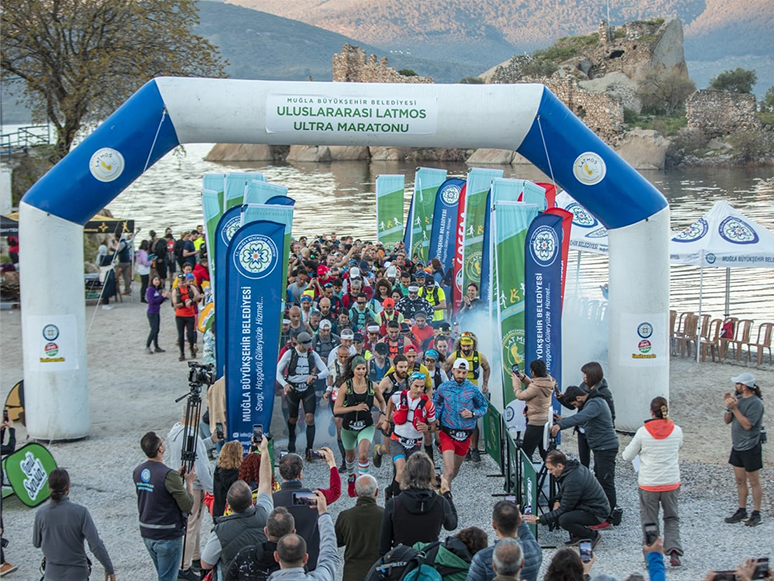 Uluslararası Latmos Ultra Maratonunda Sporcular Doğayı Keşfetti