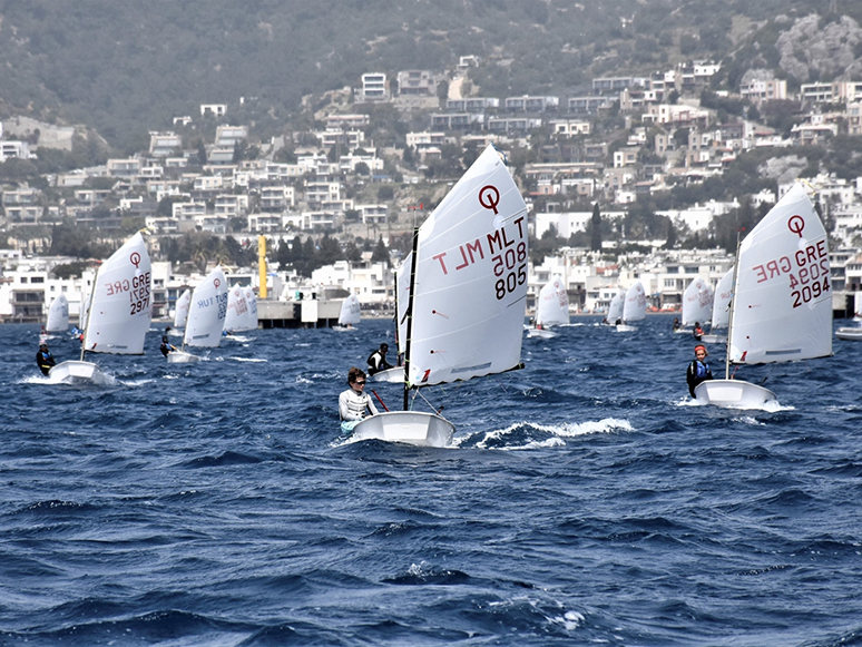 10. Bodrum Uluslararası Optimist Yarışları Ödül Töreniyle Sona Erdi