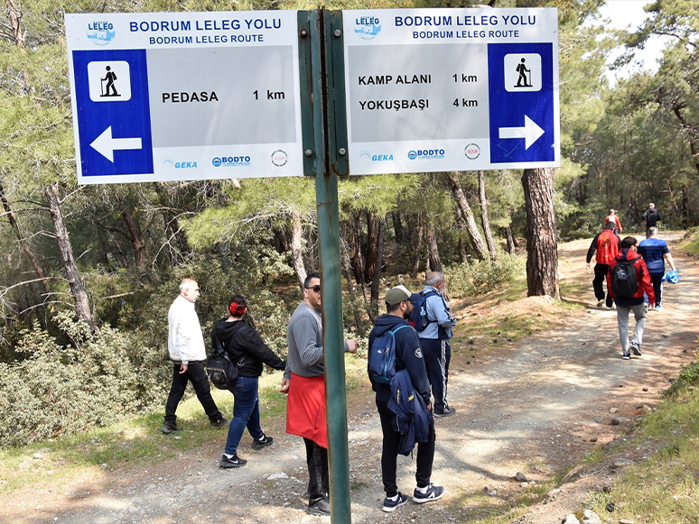 Bodrum'un Doğayla İç İçe 2 Bin 400 Yıllık Leleg Yolu Turist Çekecek