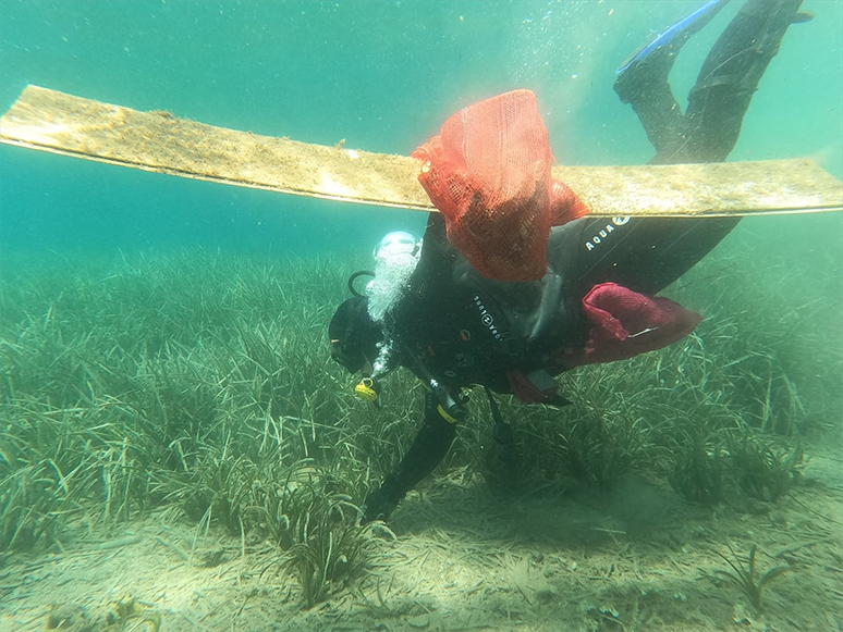 Bodrum'da Dalgıçlar Denizin Dibini Temizledi