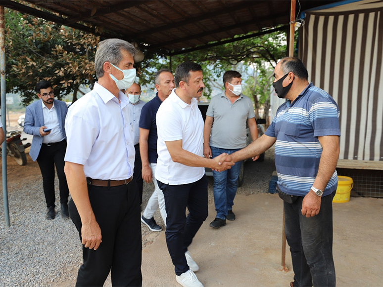 AK Parti Genel Başkan Yardımcısı Hamza Dağ, Seydikemer'de Vatandaşlarla Bir Araya Geldi