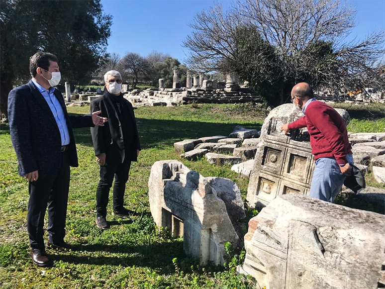 Vali Tavlı’dan Stratonikeia ve Lagina Antik Kentlerinde İnceleme