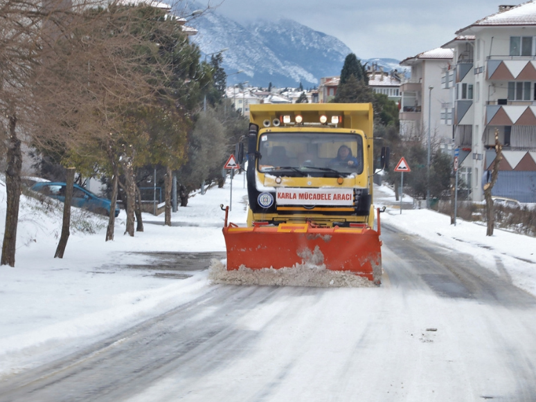 Muğla'da Karla Mücadele Çalışmaları Tamamlandı