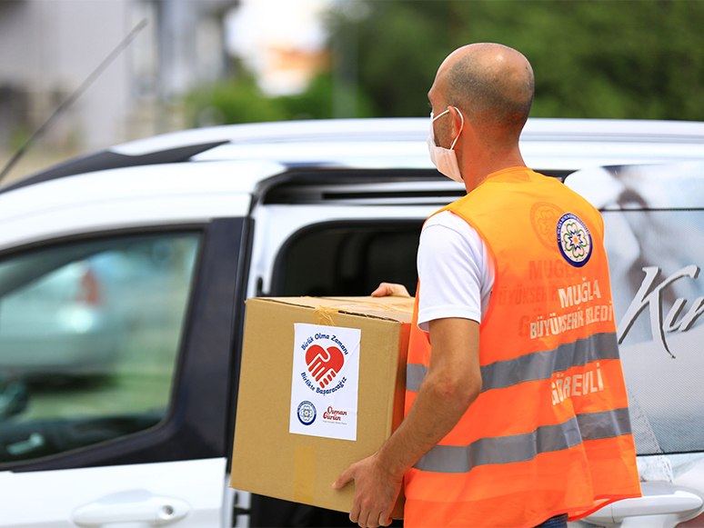 Muğla Büyükşehir Belediyesinden Yangın Mağdurlarına Destek