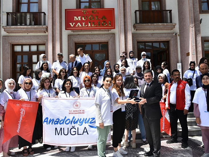 Anadoluyuz Biz Projesi İle Aksaray'dan Gelen Öğrenciler Muğla'yı Gezdi