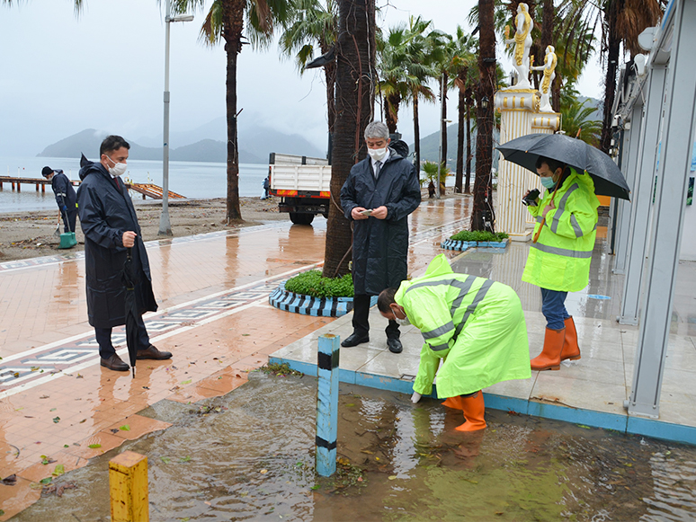 Marmaris Sağanağı Sorunsuz Atlattı