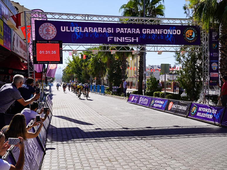 Uluslararası Patara Granfondo Bisiklet Yarışı Sona Erdi