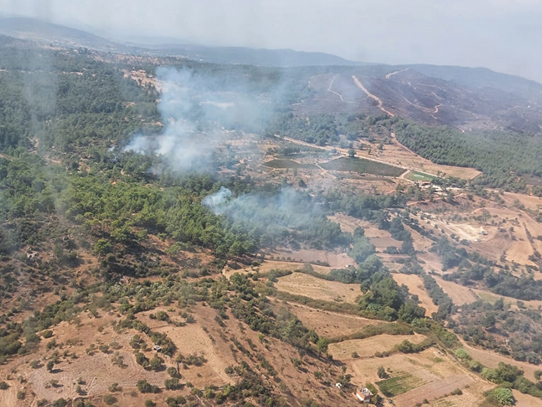 Muğla’da Çıkan Orman Yangını Söndürüldü