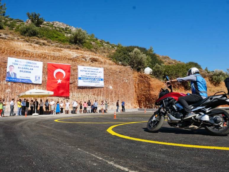 Bodrum’da Motosiklet Eğitim Alanı Hizmete Girdi