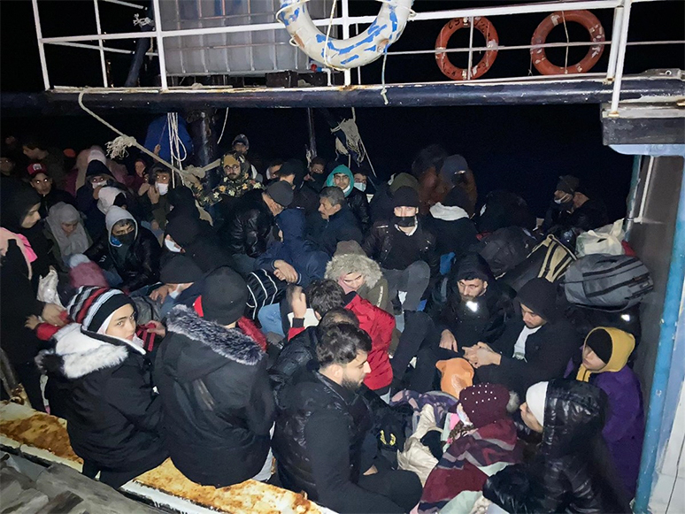 Muğla Açıklarında 100 Düzensiz Göçmen Yakalandı