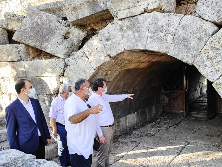 Muğla Valisi Tavlı’dan Kaunos Antik Kenti’ne Ziyaret