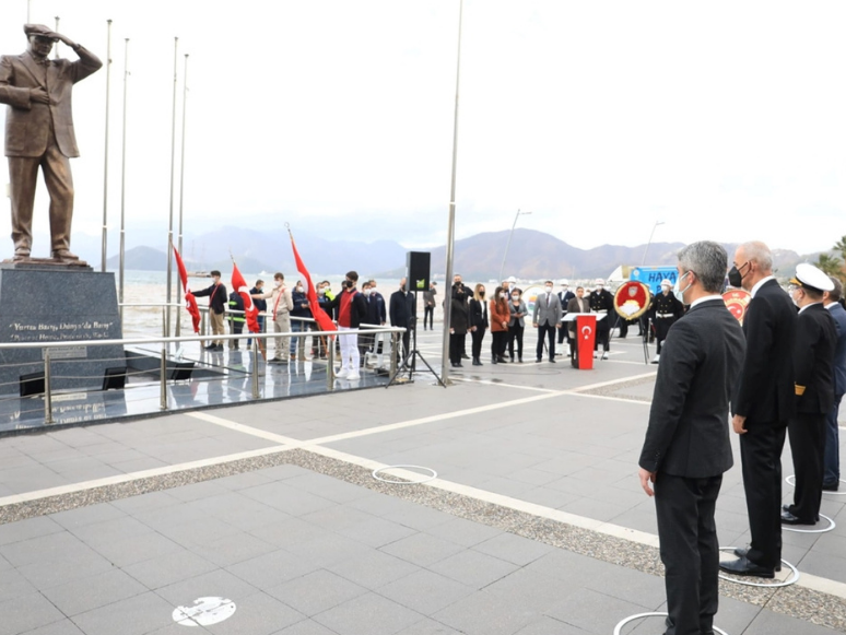 Atatürk'ün Marmaris'e Gelişinin 87. Yıl Dönümü Kutlandı