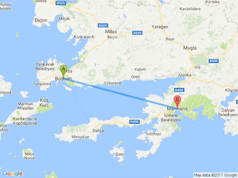 Marmaris-Bodrum Arası Kaç Km?