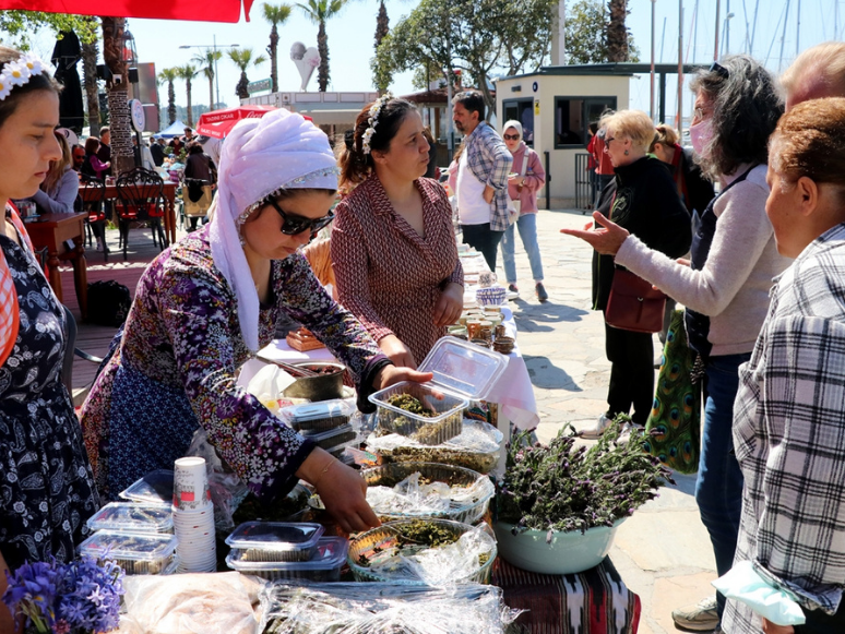 Fethiye'de 4. Göcek Ot Yemekleri Festivali Yapıldı