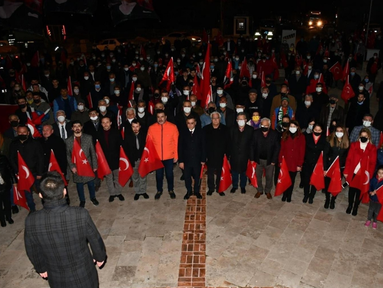 Muğla'da Ata'ya Saygı Yürüyüşü Düzenlendi