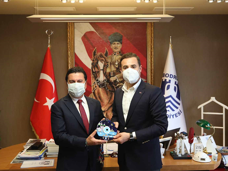 CHP Başkan Yardımcısı Akın’dan Bodrum Belediye Başkanı Aras'a Ziyaret 