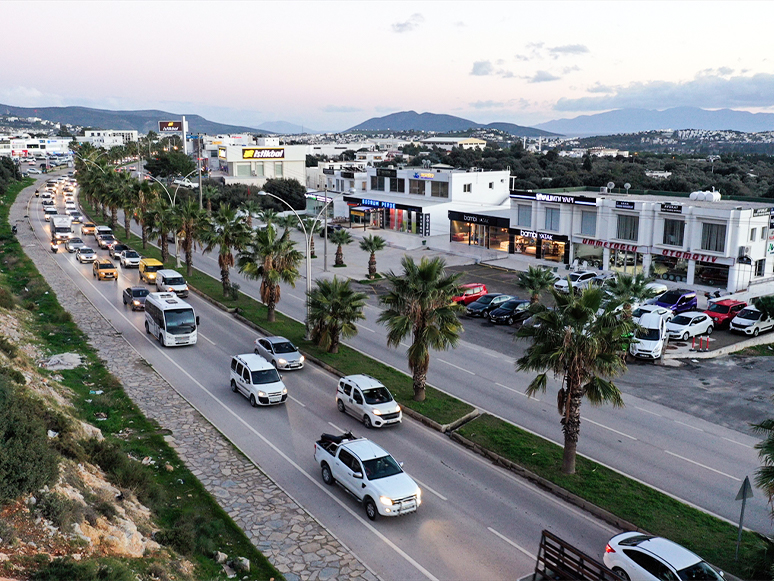 Bodrum’da Yılbaşı Trafiği Yaşanıyor