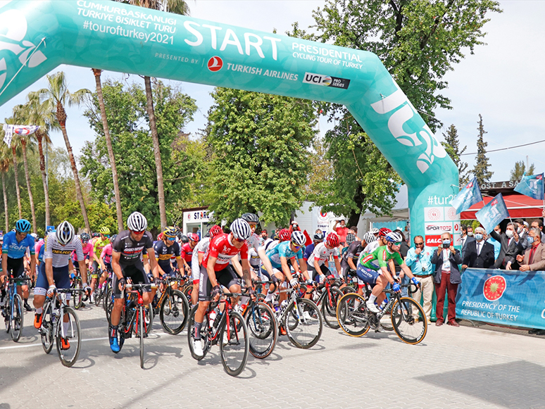 56. Cumhurbaşkanlığı Türkiye Bisiklet Turu Fethiye-Marmaris Etabı Başladı