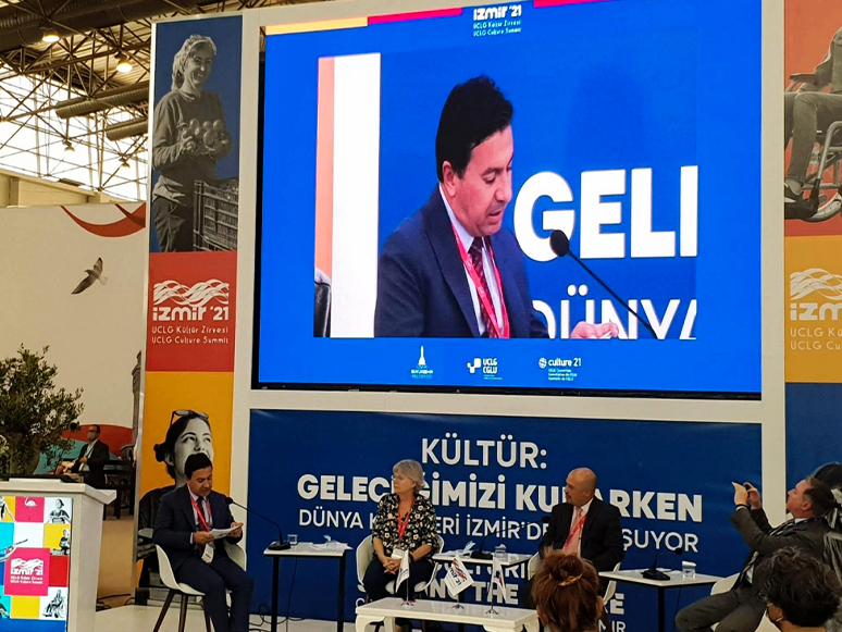 Bodrum Belediye Başkanı Aras, İzmir Kültür Zirvesi’nden İklim Krizi İçin Seslendi
