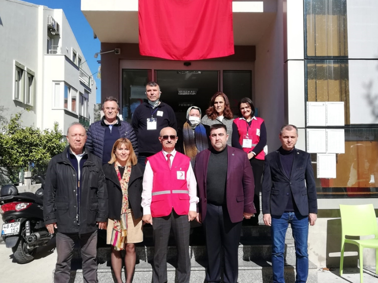 Türk Kızılay Marmaris Şubesinde Baykan, Yeniden Başkanlığa Seçildi