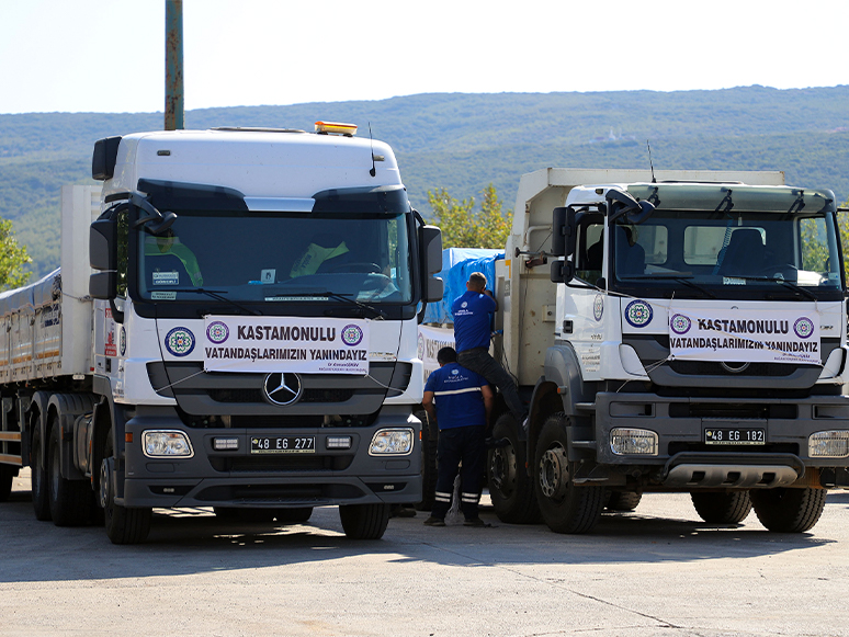 Muğla Büyükşehir Belediyesinden Kastamonu’ya Destek