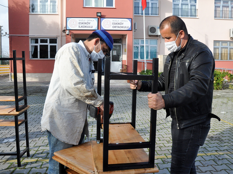 Ortaca'nın Köy Okullarında Yüz Yüze Eğitim Heyecanı Yaşanıyor