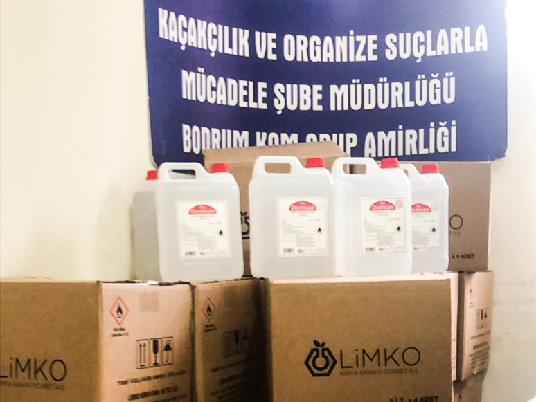 Eczaneden 545 Litre Etil Alkol Çıktı